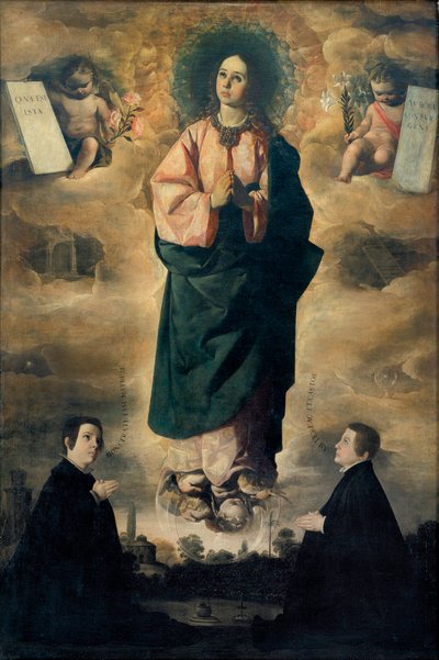 مفهوم L'immaculee - The Immaculate Conception - Zurbaran، Francisco، de (1598-1664) - 1632 - زيت على قماش - 252x170 - Museu Nacional d'Art de Catalunya، Barcelona بواسطة فرانسيسكو دي زورباران