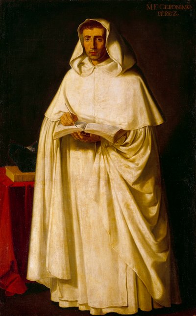 صورة للأب جيرونيمو بيريز لوحة لفرانسيسكو دي زورباران (1598-1664) بواسطة فرانسيسكو دي زورباران