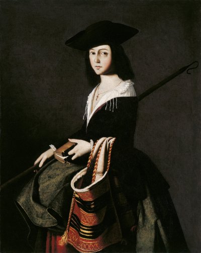 سانت مارينا (سانت مارين) - زورباران ، فرانسيسكو ، دي (1598-1664) - حوالي 1640-1645 - زيت على قماش - 111x88 - متحف كارمن تيسن ، ملقة بواسطة فرانسيسكو دي زورباران