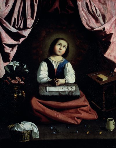 العذراء الصغيرة ، c1632-33 بواسطة فرانسيسكو دي زورباران