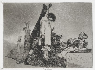 ليس (في هذه الحالة) إما (Tampoco) من مسلسل The Disasters of War (Los Desastres de la Guerra ... بواسطة فرانسيسكو دي جويا