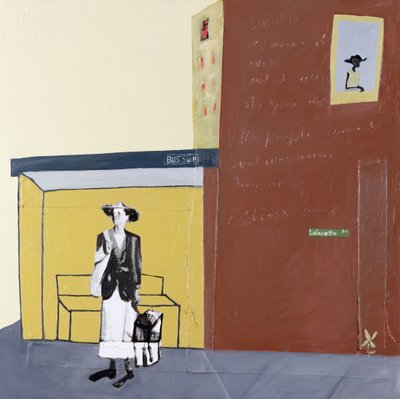 جادة لافاييت، 2001 (وسائط مختلطة على قماش) بواسطة 