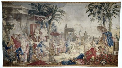 السوق الصيني ، مصنع Royale de Beauvais بواسطة فرانسوا (بعد) باوتشر