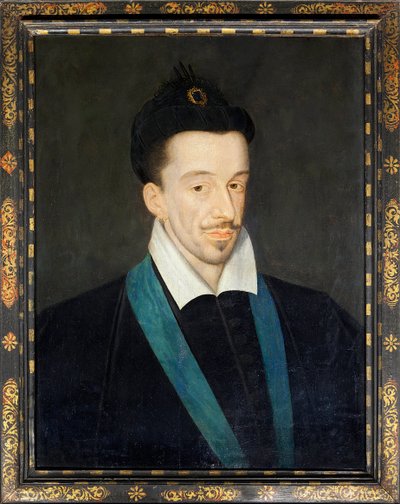 صورة للملك الفرنسي هنري الثالث (1551-1589) ، حوالي 1582-86 (لوحة) بواسطة فرانسوا (Attr.to) كويسنيل