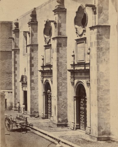 [مكان سجن إمبراطور المكسيك ماكسميليان والجنود] ، 1867. بواسطة فرانسوا أوبيرت