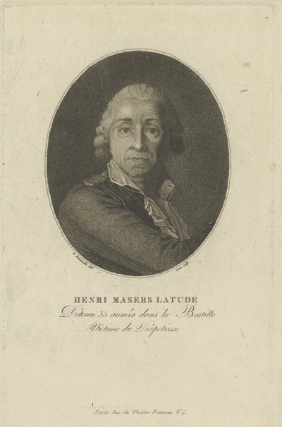 صورة هنري ماسرس دي لاتود 1725-1805 ، ج. 1793. بواسطة فرانسوا بونفيل
