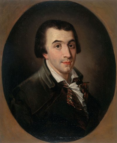 صورة جاك بيير بريسو دي وارفيل 1754-1793 ، ج. 1790. بواسطة فرانسوا بونفيل