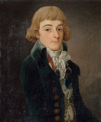 صورة لويس أنطوان دو سانت جست 1767-1794 ، 1791. بواسطة فرانسوا بونفيل