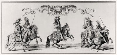 كاروسيل لـ Louis XIV (1639-1715) c.1662 بواسطة فرانسوا شوفو