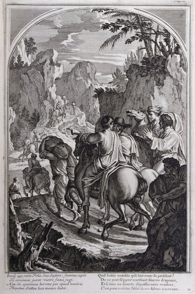 رسم توضيحي من "حياة القديس برونو ، مؤسس النظام الكارثوسي" باريس 1660. بعد لوحات Eustache Le Sueur ونقشها Fran Sois Chauveau © UIG / Leemage بواسطة فرانسوا شوفو