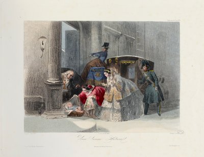 عمل جيد ، من Les Modes Parisiennes ، c.1860 بواسطة فرانسوا كلوديوس بعد Compte Calix