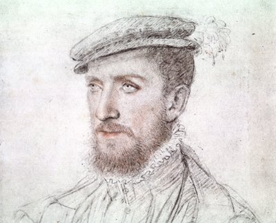 غاسبار دي كوليجني (1519-1572) (رسم) بواسطة فرانسوا كلويت