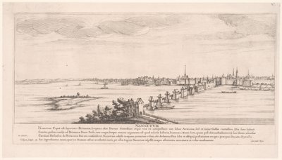 منظر لنانت Nannetum (العنوان على الكائن) مناظر النهر في فرنسا (عنوان المسلسل) بواسطة L. دي لينكلر