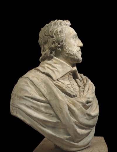 صورة تمثال نصفي لتوماس هوارد ، إيرل أروندل (رخام كارارا) بواسطة Francois Dieussart
