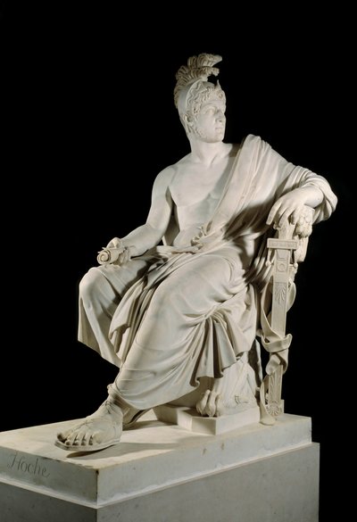 صورة لازار لويس هوش (1768-1797) ، الجنرال الفرنسي للثورة. النحت من قبل فرانسوا دومينيك أيمي ميلهوم (1758-1823) صن. 1،90 م فرساي ، متحف القلعة بواسطة فرانسوا دومينيك أيمي ميلهوم