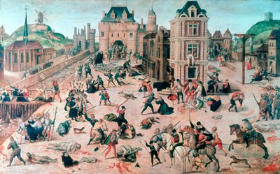 مذبحة يوم القديس بارثولوموس ، c1810-1870 بواسطة فرانسوا دوبوا