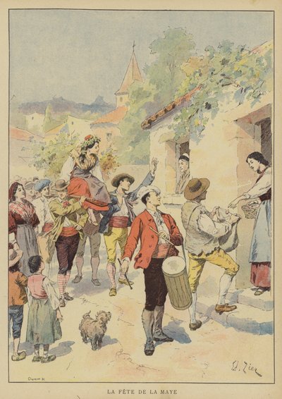 La Fete De La Maye بواسطة فرانسوا إدوارد بعد زير