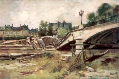 الجسر في أيسن ، فرنسا ، 1915 ، 1926. بواسطة فرانسوا فلامنج