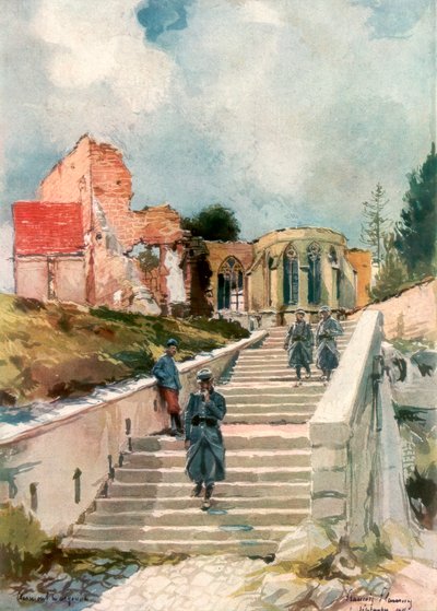 كنيسة كليرمون أون أرغون ، فرنسا ، 1915 ، 1926. بواسطة فرانسوا فلامنج