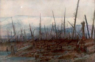 The Cliff of Craonne، c1917، 1926. بواسطة فرانسوا فلامنج