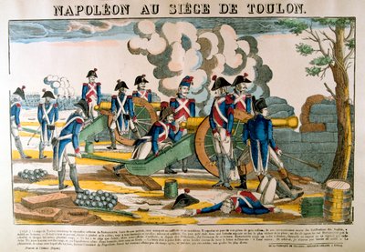 نابليون في حصار طولون ، 1793 ، c1835 بواسطة فرانسوا جورجين