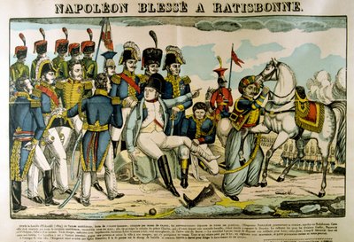 أصيب نابليون في راتسبون ، أبريل 1809 ، c1835 بواسطة فرانسوا جورجين
