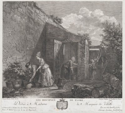 تلاميذ فلورا 1778. بواسطة فرانسوا جودفروي
