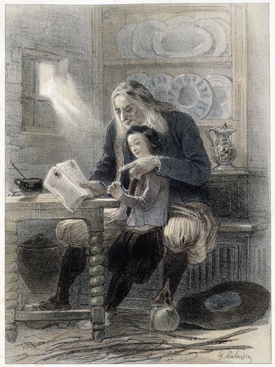 الرجل من Briec (فينيستير) - في "" Galerie armoricaine "" للاليزي وبينوا. بواسطة فرانسوا هيبوليت لاليس