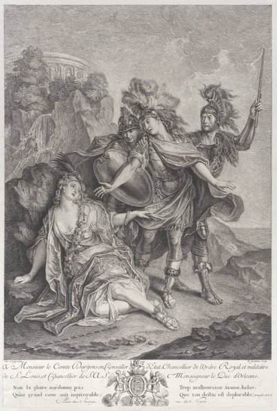 رينالدو يتخلى عن أرميدا ، 1720-62. بواسطة فرانسوا جولين
