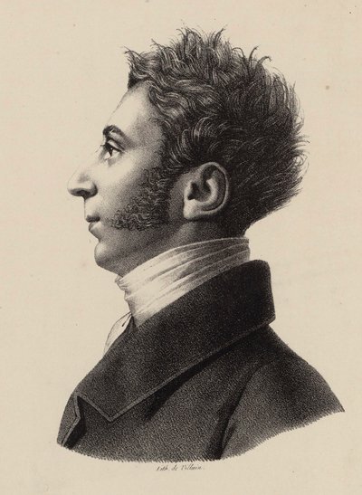 صورة لفرانز كزافييه وولفجانج موزارت 1791-1844 ، 1820. بواسطة فرانسوا لو فيلان