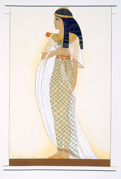 أميرة ، رسم توضيحي من `` L&39;Odyssee &39;&39; ، بواسطة هومر ، ترجمة فيكتور بيرارد ، 1929-1933 بواسطة فرانسوا لويس سميث