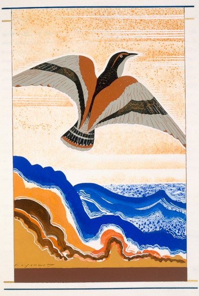 طائر بورتنت ، رسم توضيحي من L&39;Odyssee ، من قبل هومر ، ترجمة فيكتور بيرارد ، 1929-1933 بواسطة فرانسوا لويس سميث