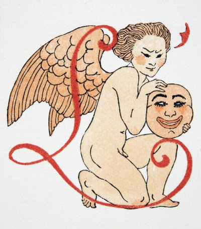 كيوبيد ، حانة. 1922 (استنسل طباعة) بواسطة فرانسوا لويس سميث