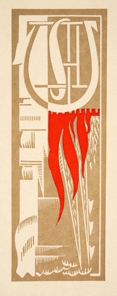 رسم توضيحي من Prométhée Enchaîné بواسطة Aeschylus ، حانة. 1941 (استنسل) بواسطة فرانسوا لويس سميث