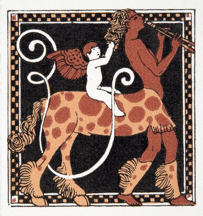 حرف U ، من شخصيات كوميديا ، حانة. 1922 (استنسل طباعة) بواسطة فرانسوا لويس سميث