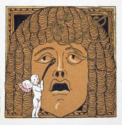 الأنف مدغدغ من كيوبيد ، من شخصية كوميدي ، حانة. 1922 (طباعة pochoir) بواسطة فرانسوا لويس سميث