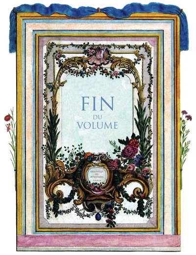 نهاية مجلد كتاب "تاريخ الطيور في جوانبها الظاهرة والحساسة" بقلم فرانسوا نيكولا مارتينيه (1731-1800). مجموعة خاصة. بواسطة فرانسوا نيكولا مارتينيه
