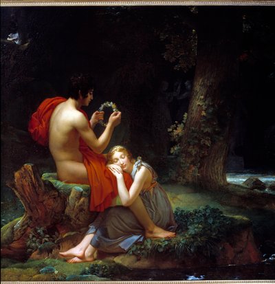 دافنيز وكلوي. لوحة فرانسوا جيرارد (1770-1837) بواسطة البارون فرانسوا باسكال سيمون جيرار