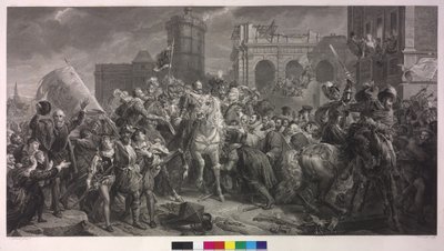 هنري الرابع ملك فرنسا في باريس في 22. مارس 1594 بواسطة فرانسوا باسكال سيمون بارون جيرارد