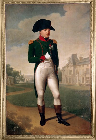 صورة لنابليون بونابرت (1769-1821) أمام قلعة مالميزون (مرتدية زي القنصل). في Reuil Malmaison (Hauts de Seine) عام 1804. لوحة لفرانسوا جيرارد (1770-1837) مالميزون من القرن التاسع عشر ، متحف القصر - صورة بالحجم الكامل لنابو بواسطة البارون فرانسوا باسكال سيمون جيرار