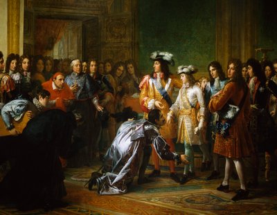 الاعتراف بدوق أنجو كملك لإسبانيا ، رسم لفرانسوا جيرارد (1770-1837) ، إسبانيا بواسطة البارون فرانسوا باسكال سيمون جيرار