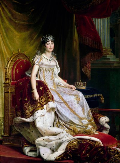 Joséphine de Beauharnais ، الزوجة الأولى لنابليون بونابرت 1763-1814 في زي التتويج ، 1807-1808 بواسطة فرانسوا باسكال سيمون جيرارد