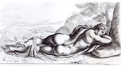 Hermaphrodite في حدائق بورغيزي ، c.1653 بواسطة فرانسوا بيرييه