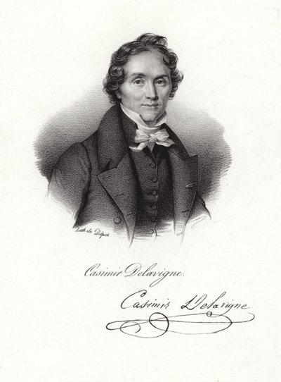 Casimir Delavigne بواسطة فرانسوا سيرافين ديلبك