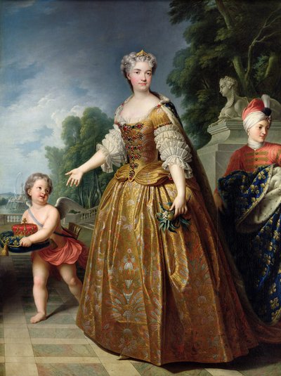 صورة ماري ليتشينسكا (1703-68) بعد عام 1725 بواسطة فرانسوا ستيمارت