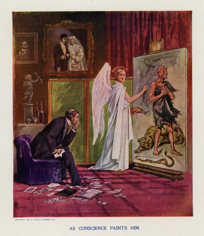 كما يرسمه الضمير (ليثو ملون) بواسطة فرانك بيرد