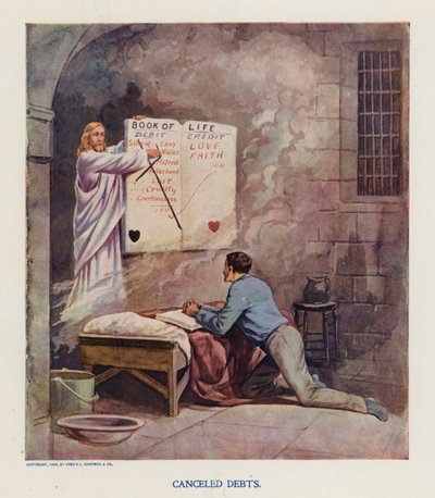 الديون الملغاة (طباعة حجرية ملونة) بواسطة فرانك بيرد