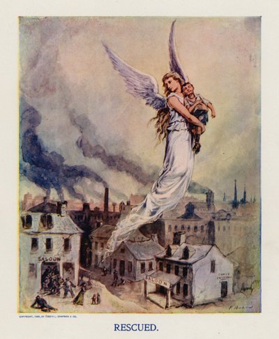 منقذة (طباعة حجرية ملونة) بواسطة فرانك بيرد