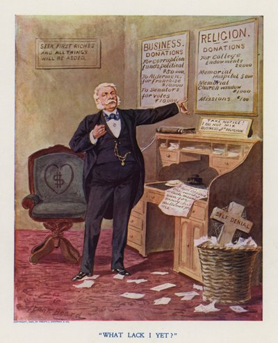 "ماذا ينقصني بعد؟" (طباعة حجرية ملونة) بواسطة فرانك بيرد