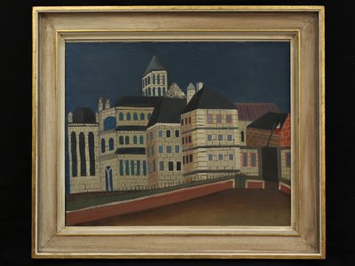 كاتدرائية ، Conques ، ج .1938 بواسطة فرانك كومبس